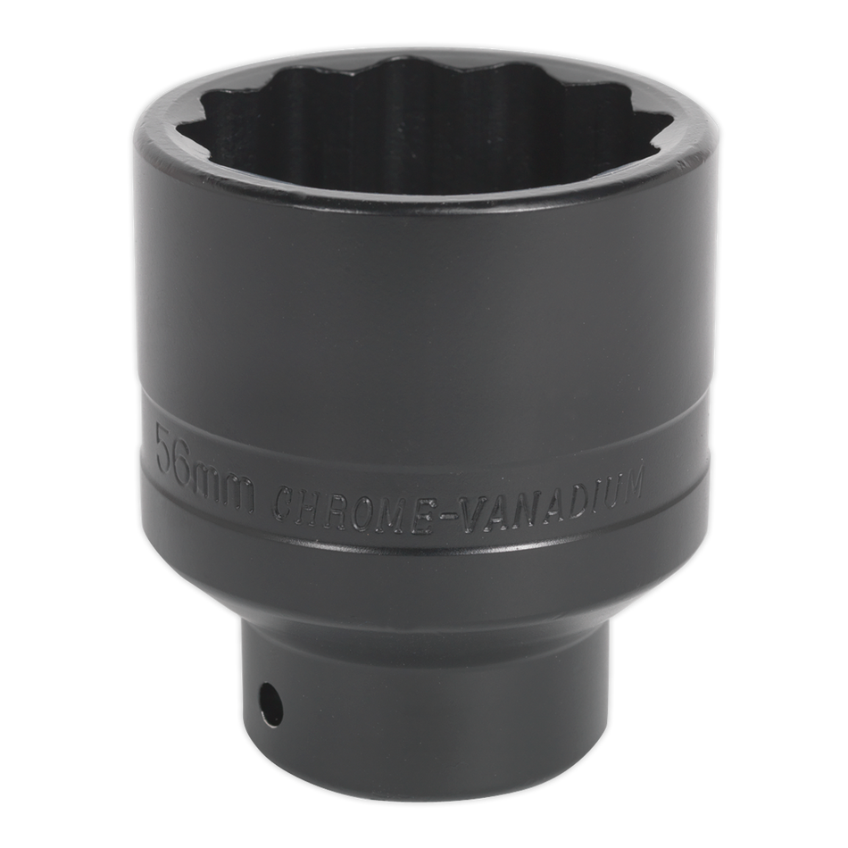 Sealey SX021 56mm Bi-Hex Deep 3/4"Sq Drive 12-Point Impact Socket