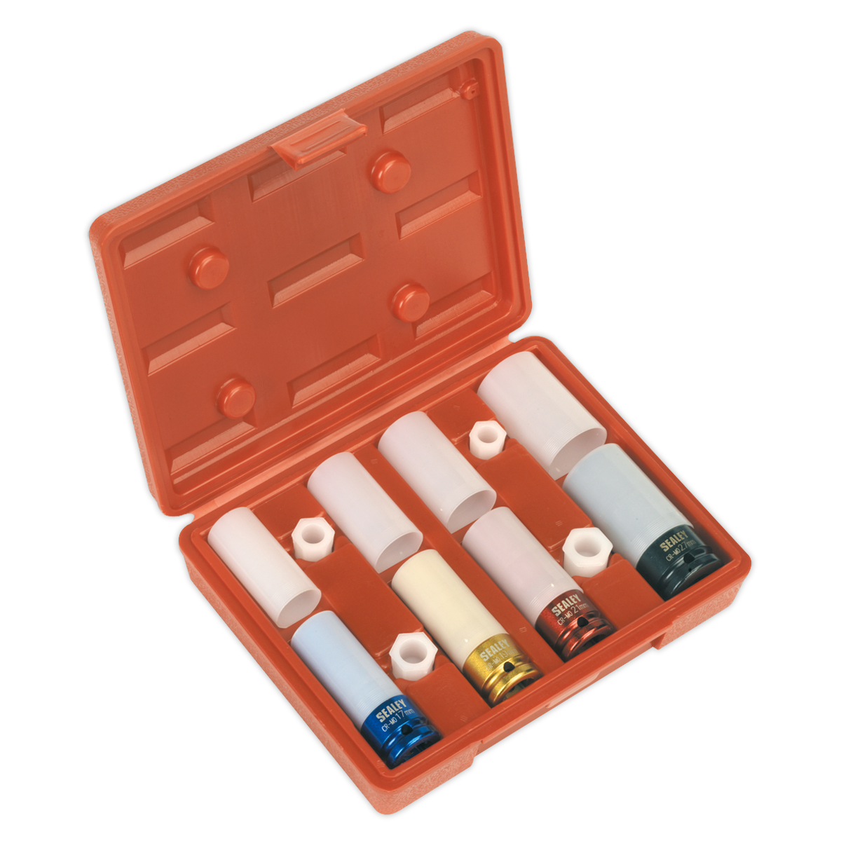 Sealey SX030 4pc 1/2"Sq Drive Alloy Wheel Impact Socket Set