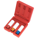 Sealey SX031 3pc 1/2"Sq Drive Alloy Wheel Impact Socket Set