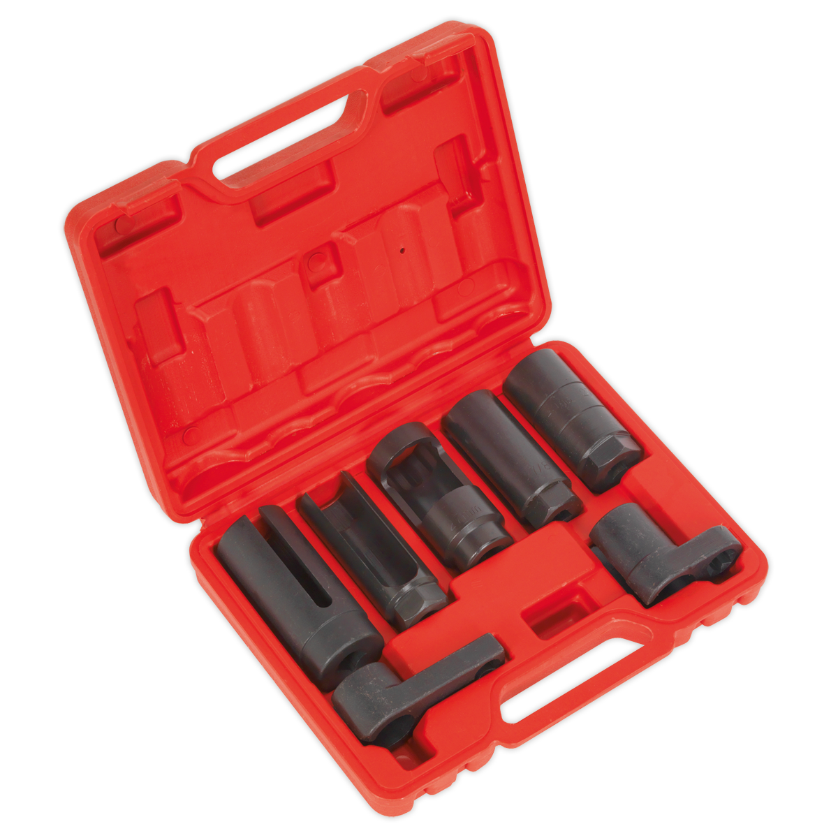 Sealey SX032 7pc 3/8" & 1/2"Sq Drive Oxygen Sensor Socket Set