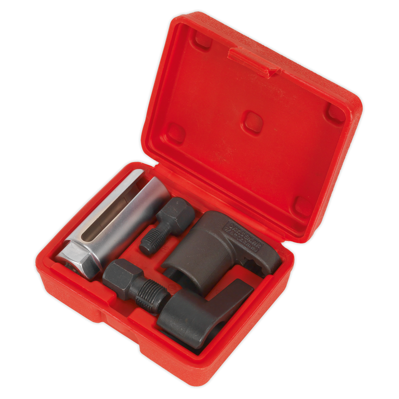 Sealey SX0320 5pc 3/8" & 1/2"Sq Drive Oxygen Sensor & Thread Chaser Set
