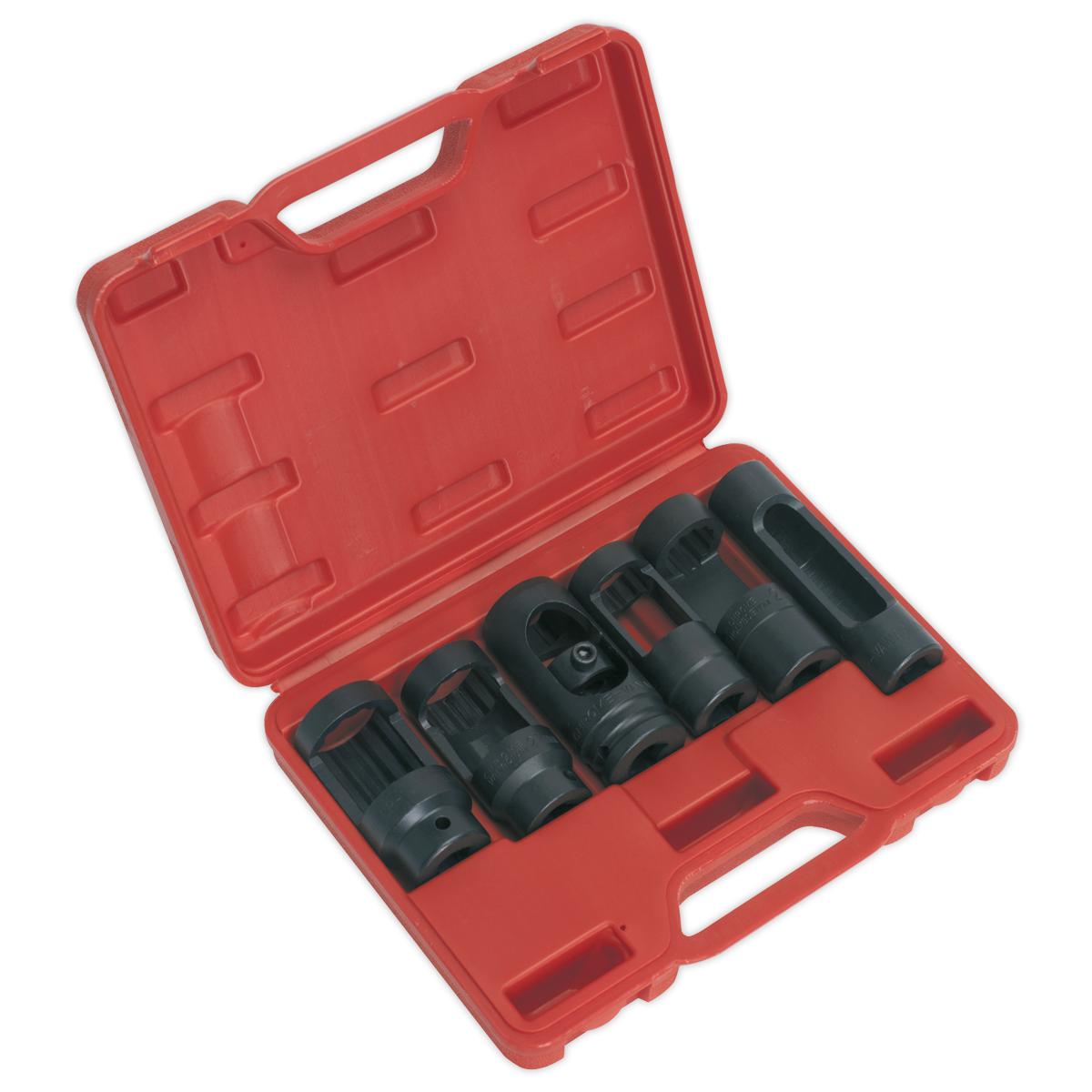 Sealey SX0401 6pc 1/2"Sq Drive Injector Window Socket Set