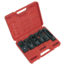 Sealey SX0401 6pc 1/2"Sq Drive Injector Window Socket Set