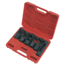Sealey SX0401 6pc 1/2"Sq Drive Injector Window Socket Set
