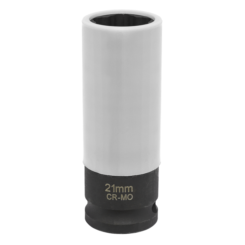 Sealey SX0421 1/2"Sq Drive Alloy Wheel Impact Socket - 21mm Star Profile for Hyundai