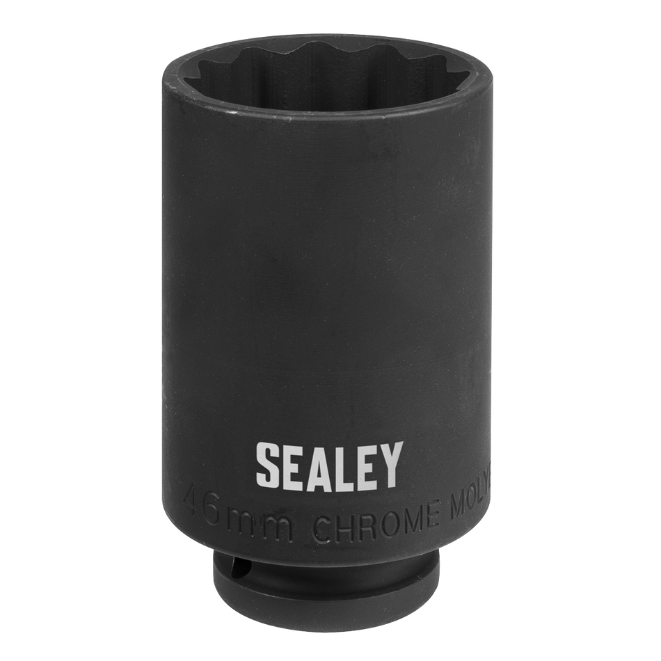 Sealey SX046 1/2"Sq Drive 46mm 12-Point Impact Socket