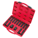 Sealey SX098 16pc 3/4" & 1"Sq Drive Impact Hex, TRX-Star* & TRX-Star* Female Socket Bit Set