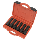 Sealey SX099 6pc 3/4"Sq Drive Impact 12-Point & TRX-Star* Female Deep Socket Set