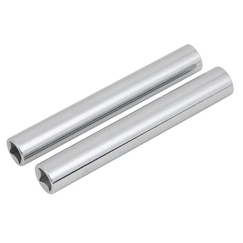 Sealey SX1012 Extra-Deep Socket Set 10 & 12mm 2pc 3/8"Sq Drive