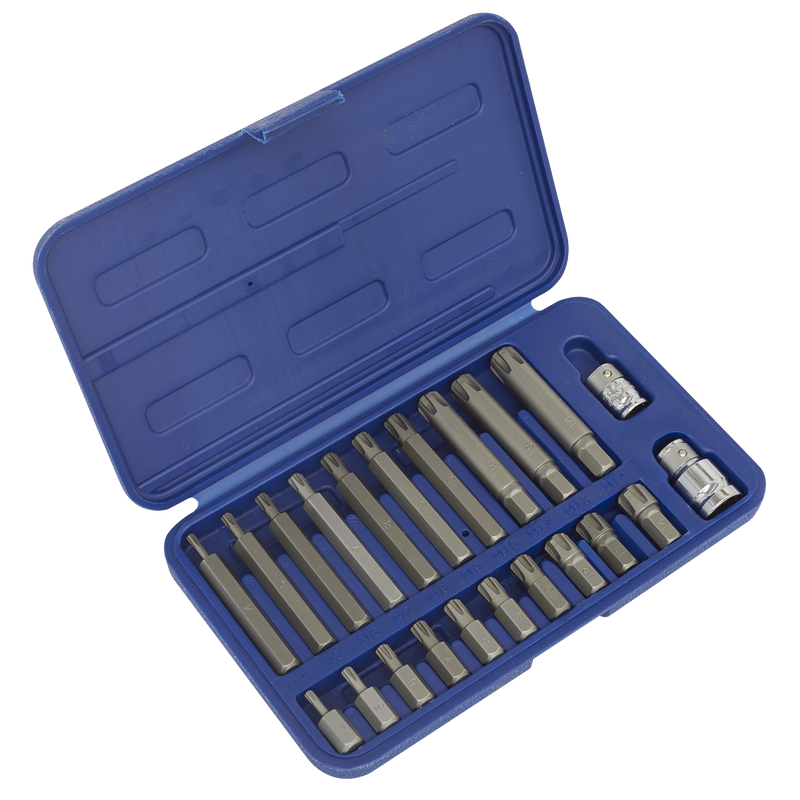 Sealey SX105 22pc 3/8"Sq & 1/2"Sq Drive Ribe Set