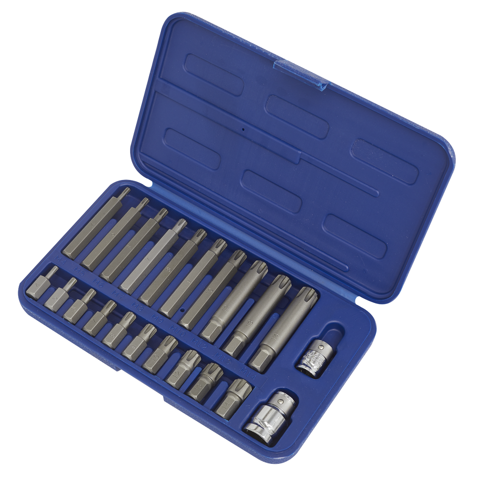 Sealey SX105 22pc 3/8"Sq & 1/2"Sq Drive Ribe Set