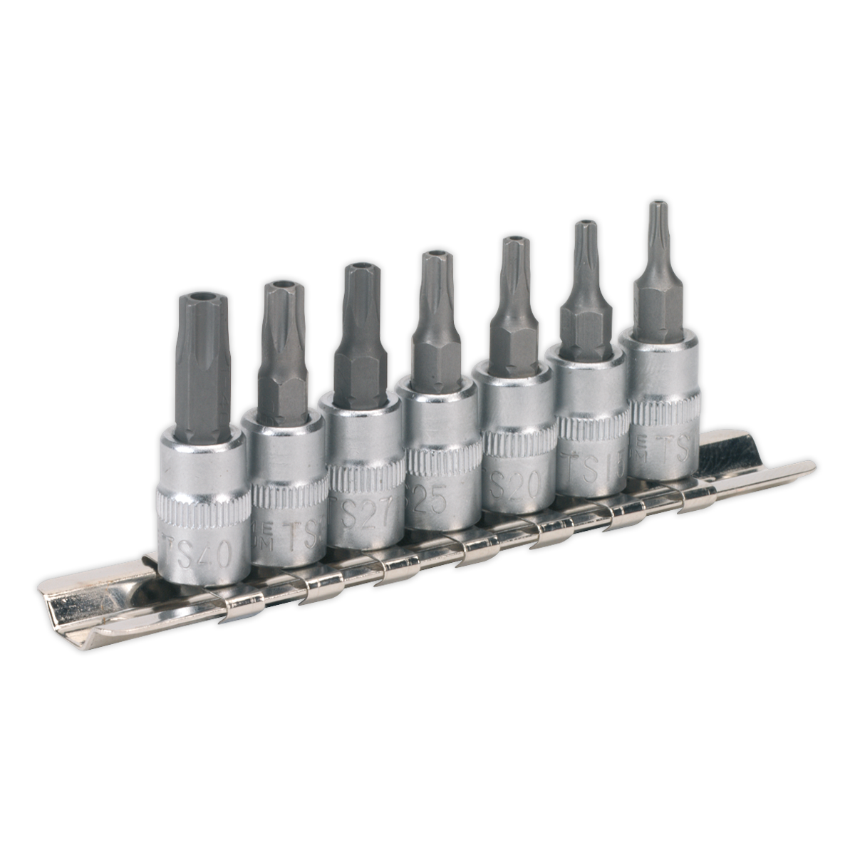 Sealey SX106 7pc 1/4"Sq Drive TRX-TS* Security Socket Bit Set