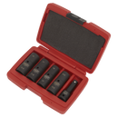 Sealey SX1820 5pc 80mm 1/2"Sq Drive Double Ended Deep Impact Socket Set