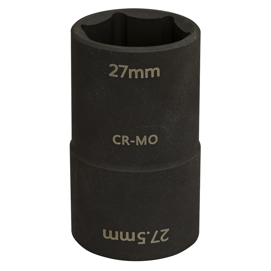 Sealey SX1822 Double Ended Impact Socket 63mm 1/2"Sq Drive 27 x 27.5mm