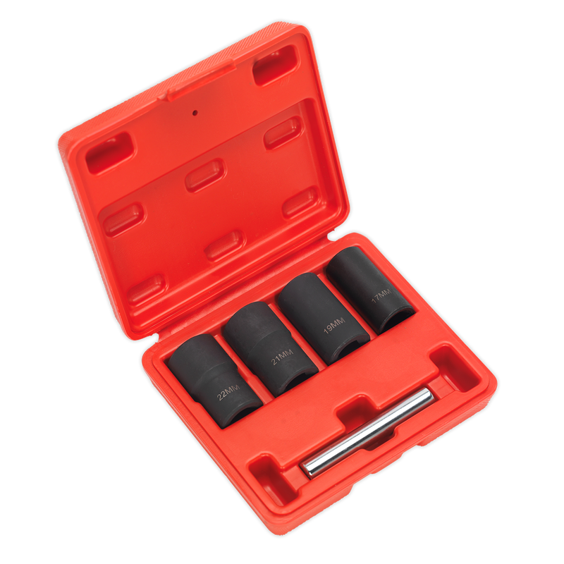 Sealey SX201 5pc 1/2"Sq Drive Locking Wheel Nut Removal Set