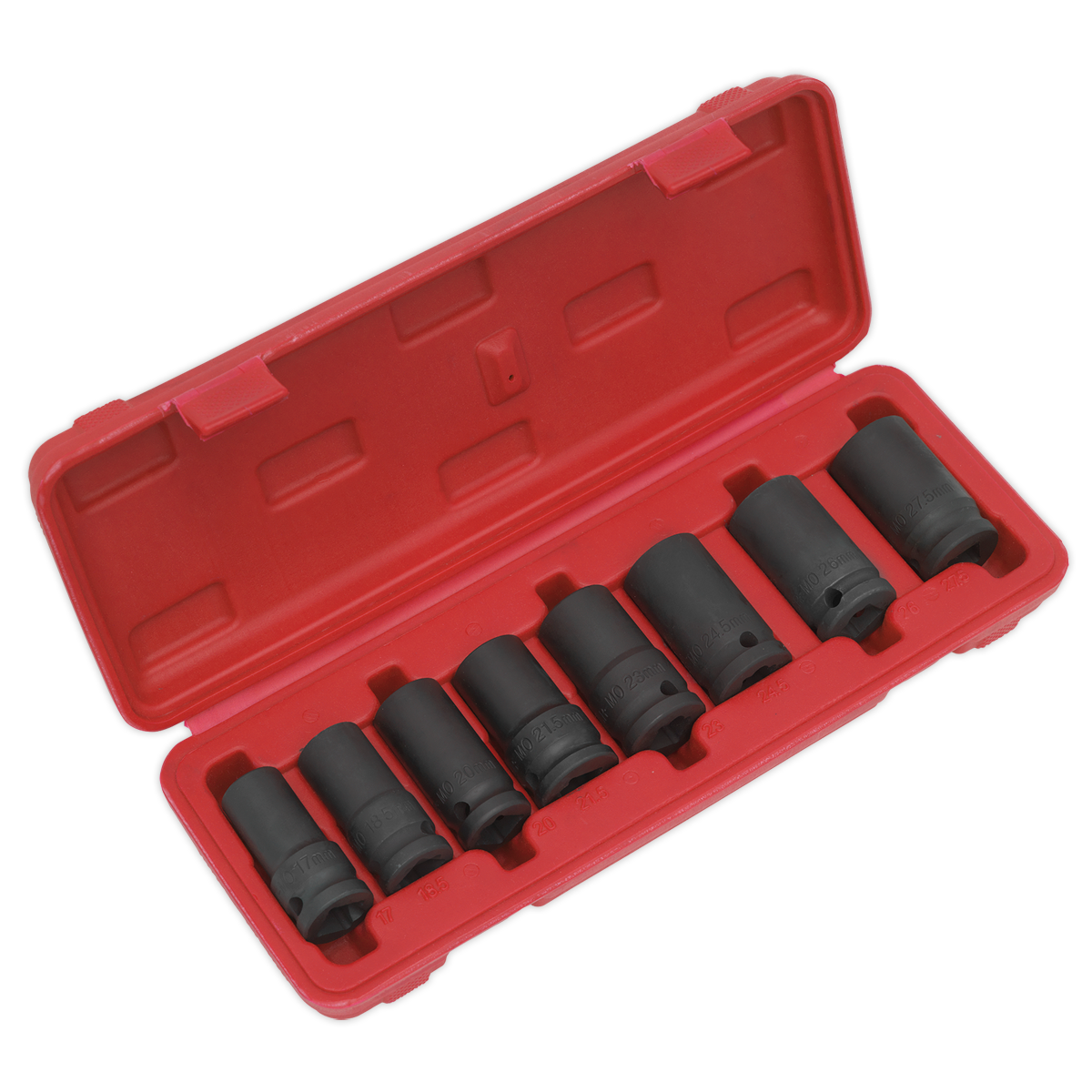 Sealey SX202 8pc 1/2"Sq Drive Locking Wheel Nut Removal Set