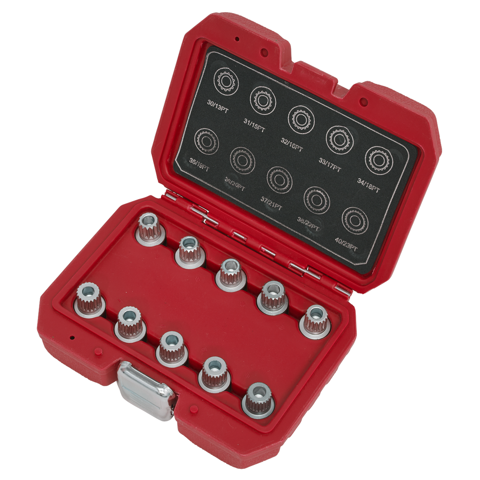 Sealey SX208 10pc Locking Wheel Nut Key Set - BMW & Mini