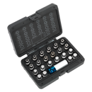 Sealey SX210 23pc Locking Wheel Nut Key Set - VAG