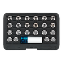 Sealey SX210 23pc Locking Wheel Nut Key Set - VAG