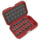 Sealey SX219 20pc Locking Wheel Nut Key Set - VAG