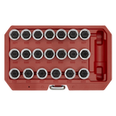 Sealey SX219 20pc Locking Wheel Nut Key Set - VAG