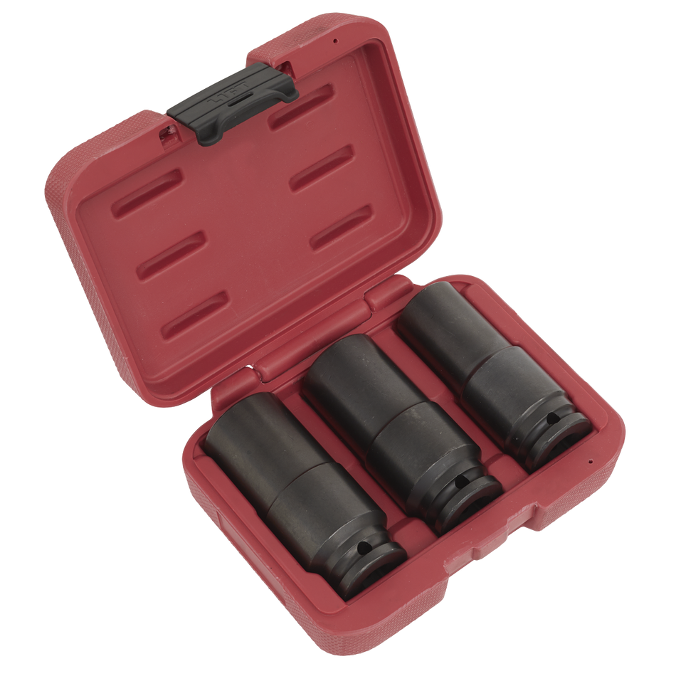 Sealey SX319 3pc 1/2"Sq Drive Weighted Impact Socket Set
