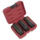 Sealey SX319 3pc 1/2"Sq Drive Weighted Impact Socket Set