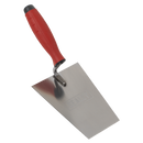 Sealey T1203 Stainless Steel Masonry Trowel - Rubber Handle - 160mm