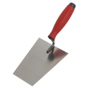 Sealey T1203 Stainless Steel Masonry Trowel - Rubber Handle - 160mm