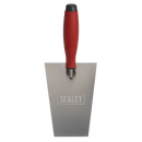 Sealey T1203 Stainless Steel Masonry Trowel - Rubber Handle - 160mm