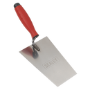 Sealey T1204 Stainless Steel Bucket Trowel - Rubber Handle - 180mm