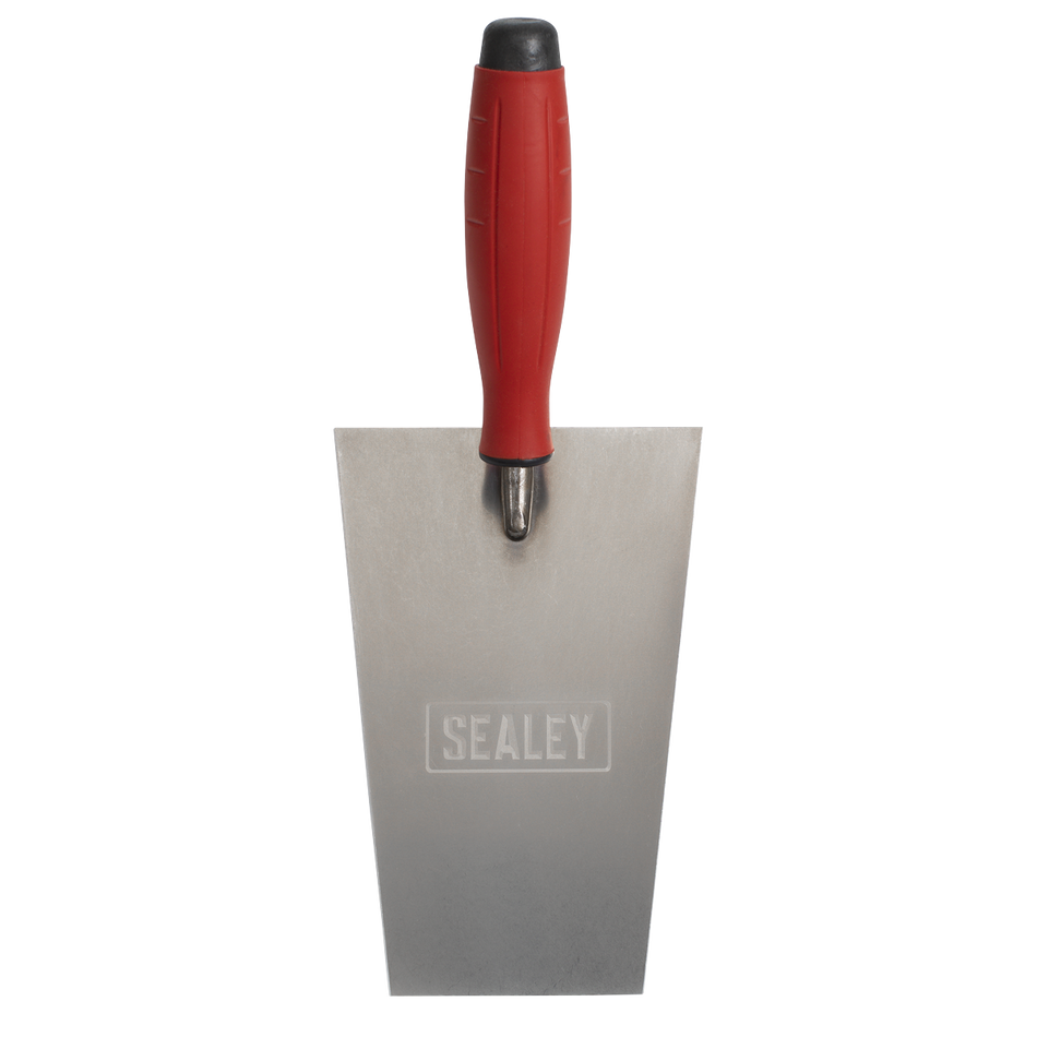 Sealey T1204 Stainless Steel Bucket Trowel - Rubber Handle - 180mm