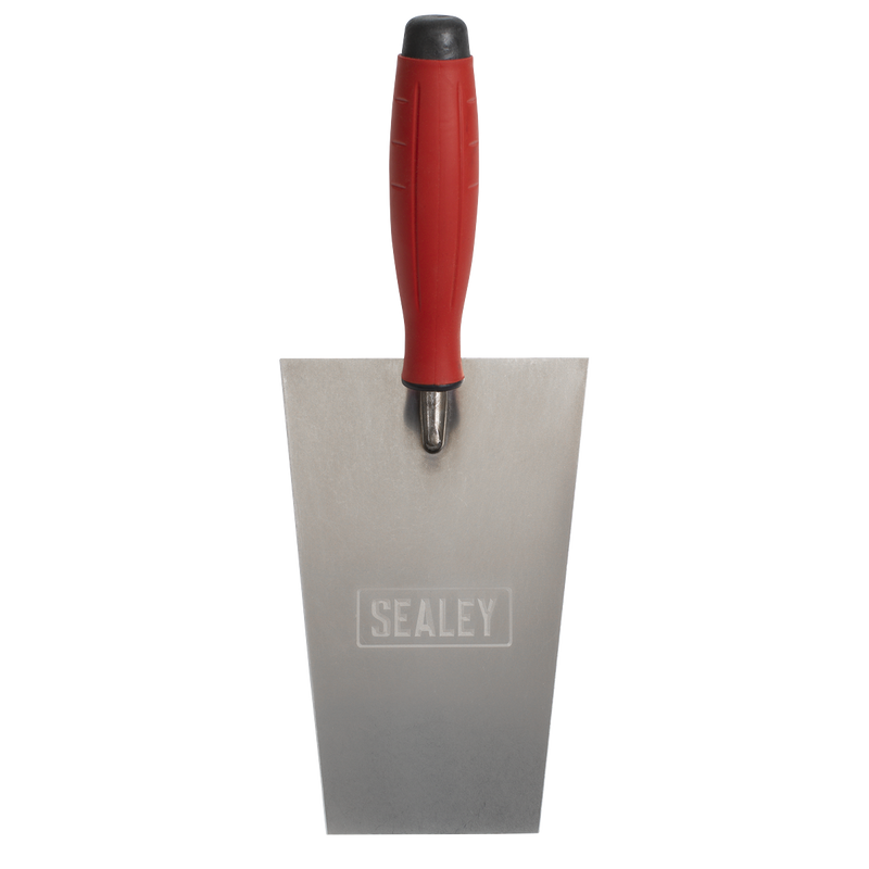 Sealey T1204 Stainless Steel Bucket Trowel - Rubber Handle - 180mm