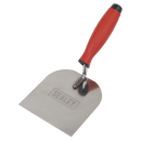Sealey T1706 Stainless Steel Margin Trowel - Rubber Handle - 120mm