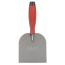 Sealey T1706 Stainless Steel Margin Trowel - Rubber Handle - 120mm