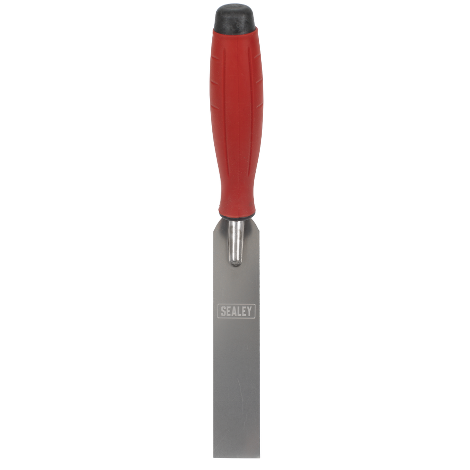 Sealey T1740 Stainless Steel Finishing Trowel - Rubber Handle - 30 x 160mm