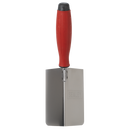 Sealey T1803 Stainless Steel External Corner Trowel - Rubber Handle - 120 x 60mm