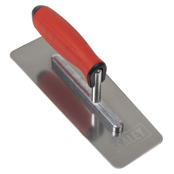 Sealey T8012 Stainless Steel 240mm Venetian Trowel - Rubber Handle