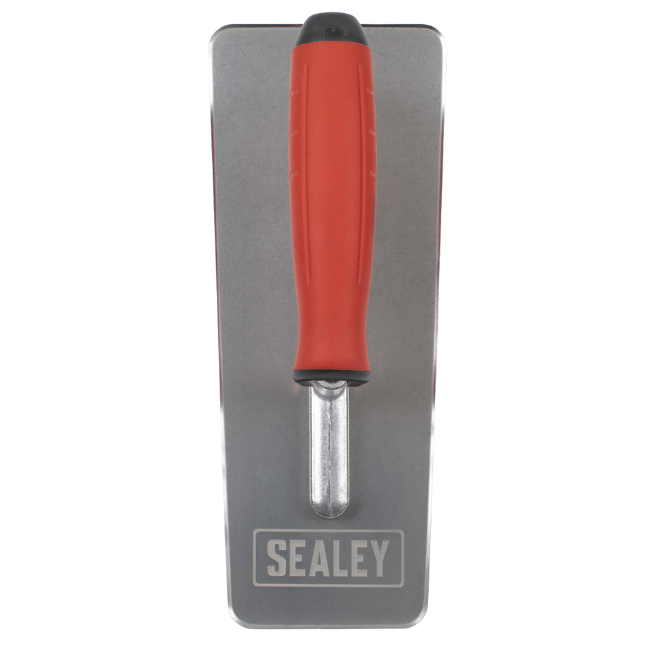 Sealey T8012 Stainless Steel 240mm Venetian Trowel - Rubber Handle