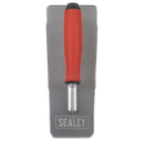 Sealey T8012 Stainless Steel 240mm Venetian Trowel - Rubber Handle