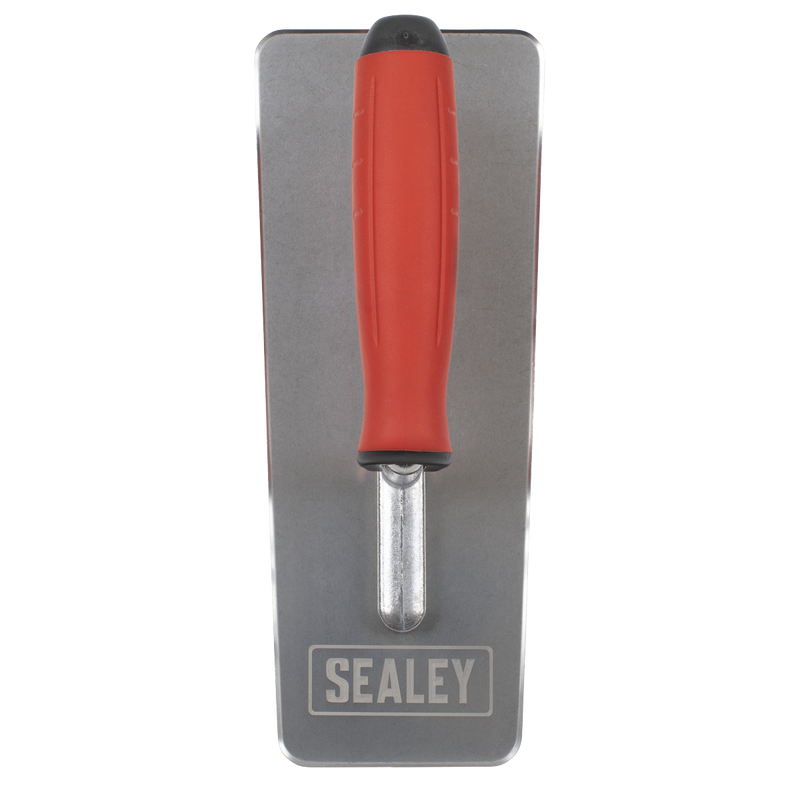 Sealey T8012 Stainless Steel 240mm Venetian Trowel - Rubber Handle