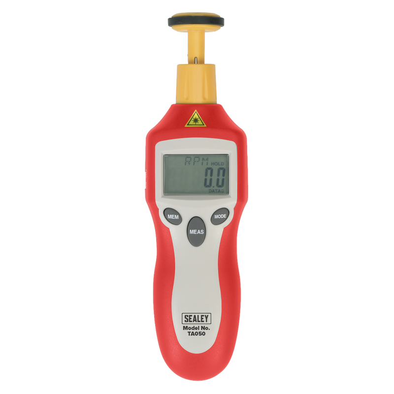 Sealey TA050 Digital Tachometer - Contact/Non-Contact