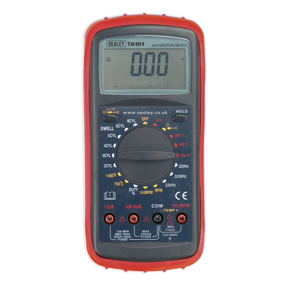 Sealey TA101 12-Function Digital Automotive Analyser