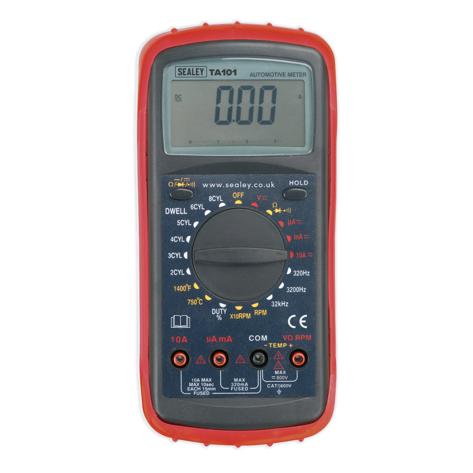 Sealey TA101 12-Function Digital Automotive Analyser