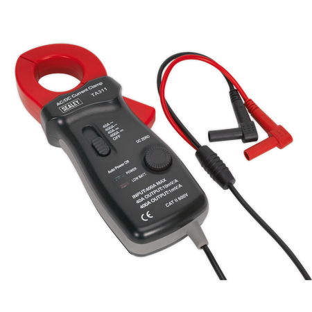 Sealey TA311 28mm 40A/400A AC/DC Current Clamp