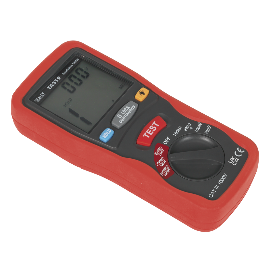 Sealey TA319 Digital Insulation Tester