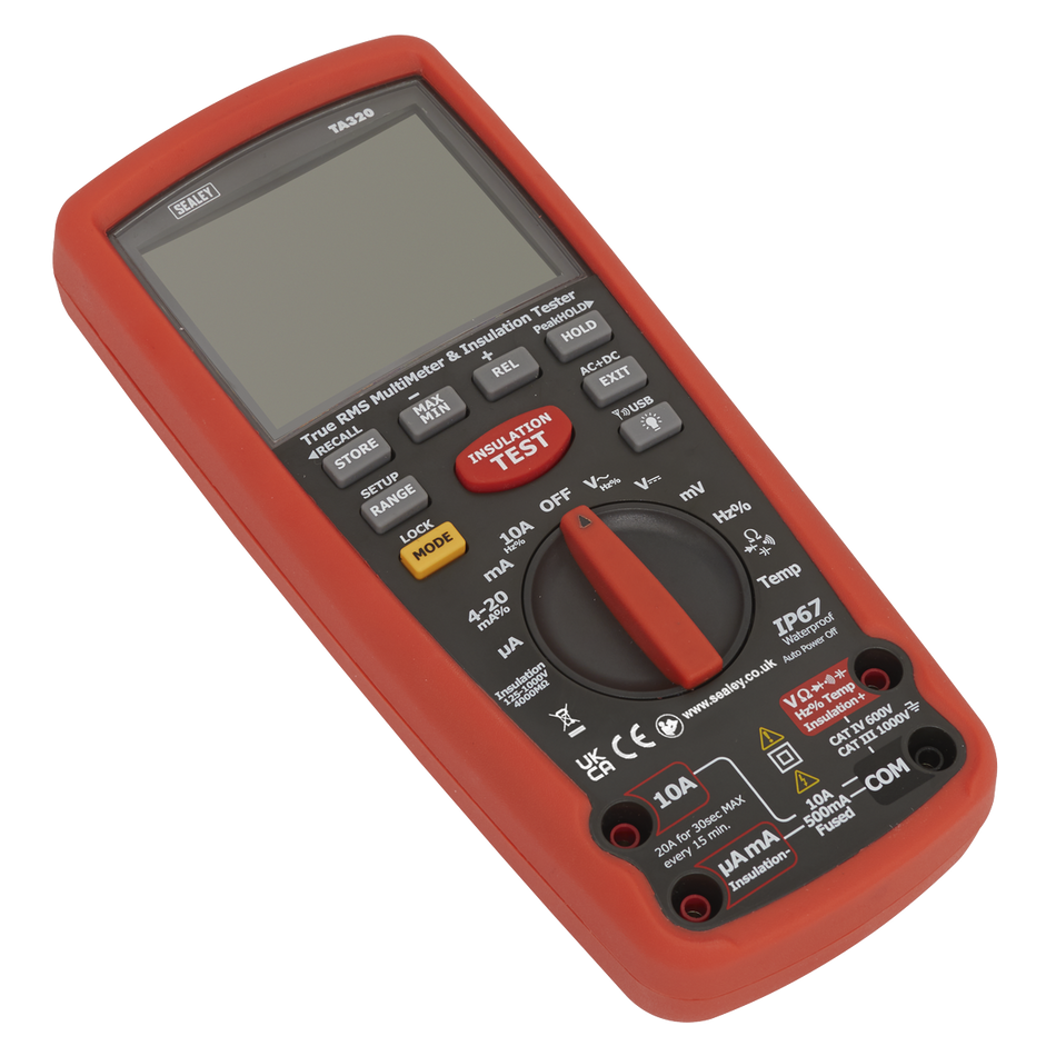 Sealey TA320 Digital Automotive Analyser/Insulation Tester - Hybrid Vehicles
