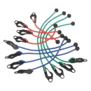 Sealey TARP12 12pc Assorted Tarpaulin Cord Set