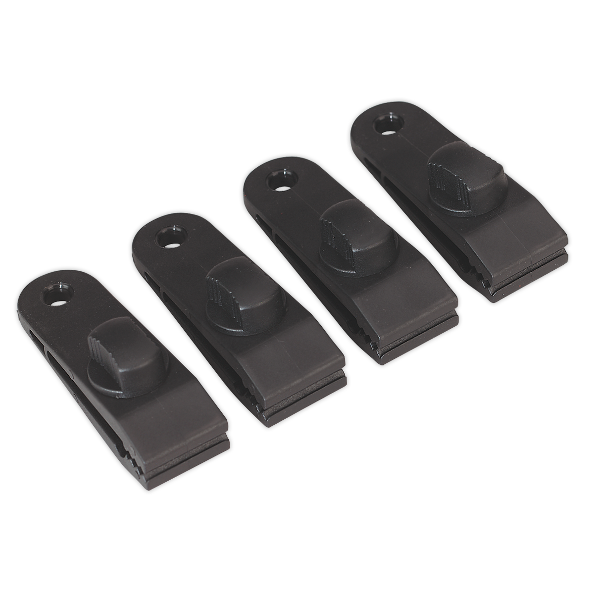 Sealey TARP4 4pc Tarpaulin Clip Set