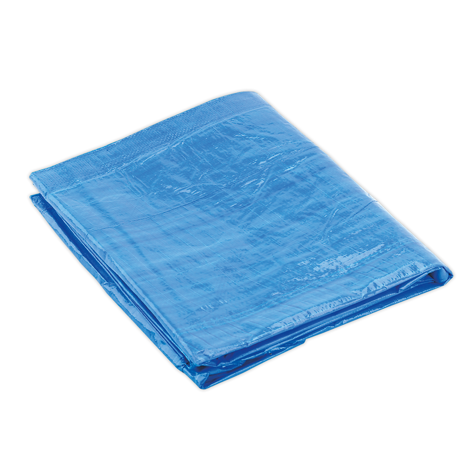 Sealey TARP810 2.44 x 3.05m Tarpaulin - Blue